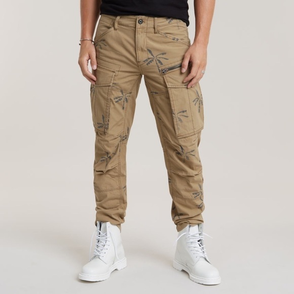 G star raw ROVIC ZIP 3D REGULAR men’s size 34 and 32 Colorsafari banana tree - Picture 1 of 11